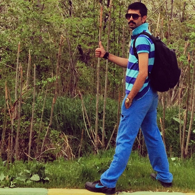 تصویری شخصی از میثاق جمشیدی، بازیگر سینما و تلویزیون