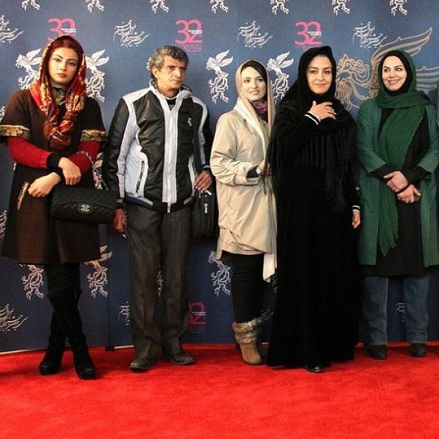 یدالله شادمانی در جشنواره فیلم سینمایی شیار ۱۴۳ به همراه گلاره عباسی، مریلا زارعی، نرگس آبیار و محیا دهقانی