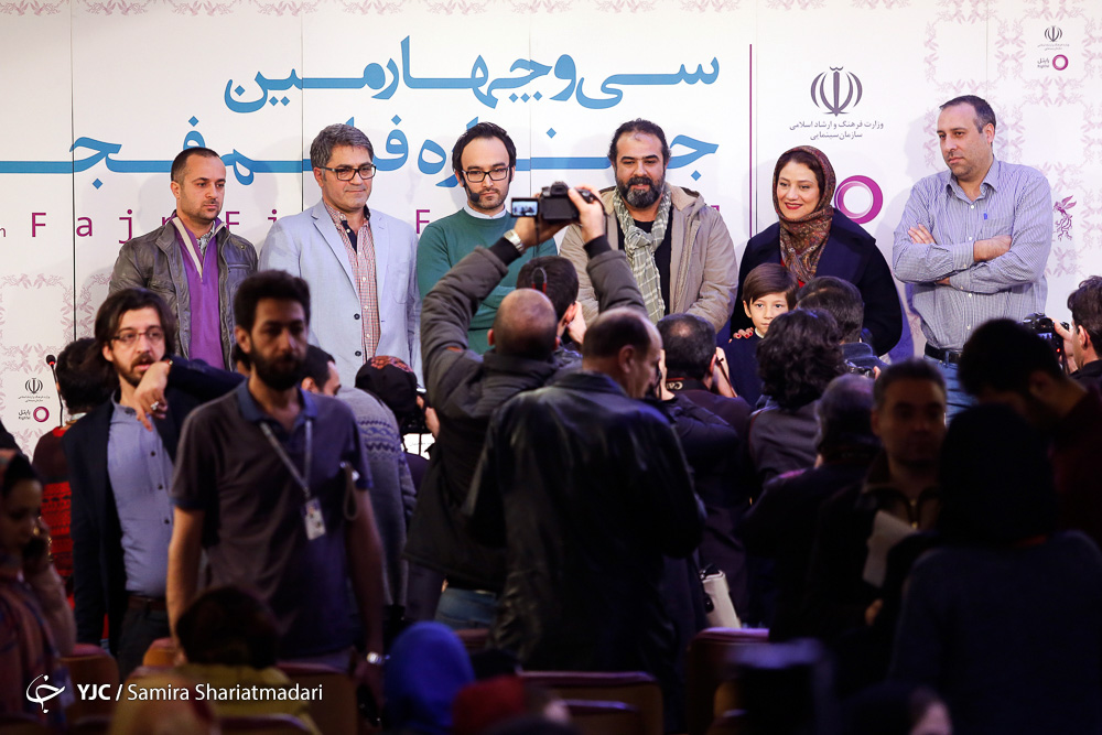 عکس جشنواره‌ ای فیلم سینمایی نفس با حضور شبنم مقدمی، احمد مهران‌فر و برزو نیک‌نژاد