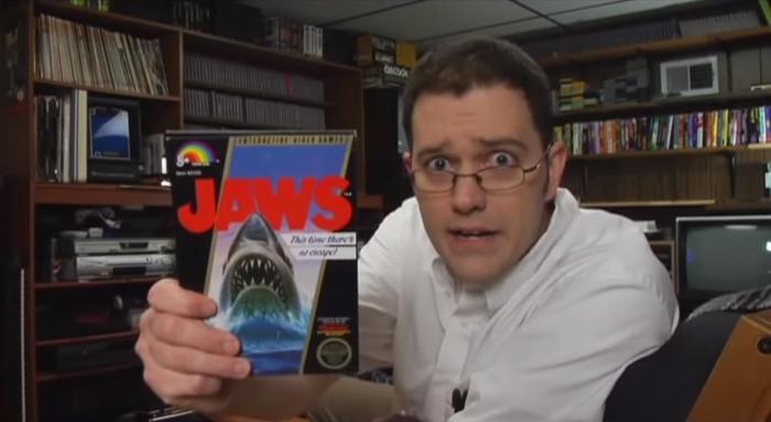 James Rolfe در صحنه فیلم سینمایی The Angry Video Game Nerd