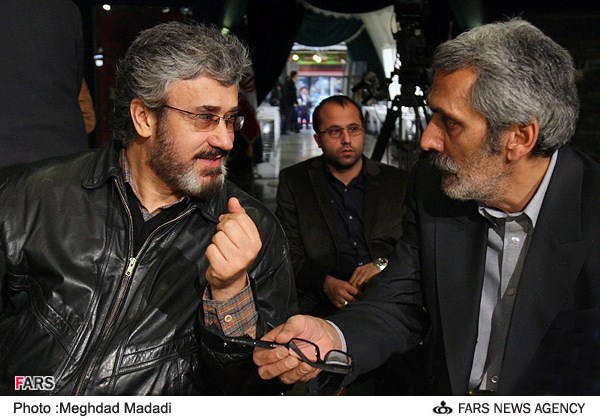 محمد صادقی در نشست خبری سریال تلویزیونی مختارنامه به همراه فرخ نعمتی