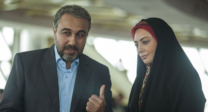 یکتا ناصر در صحنه فیلم سینمایی من سالوادور نیستم به همراه رضا عطاران