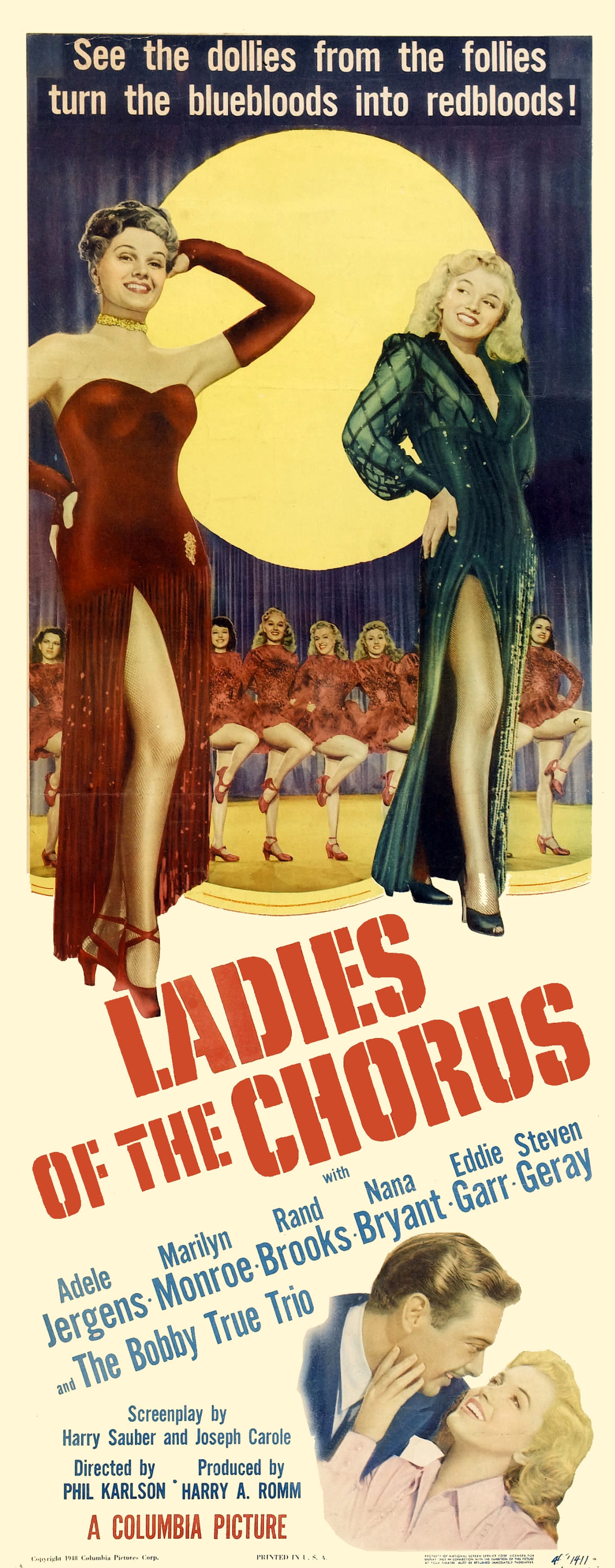  فیلم سینمایی Ladies of the Chorus با حضور مریلین مونرو، Adele Jergens و Rand Brooks