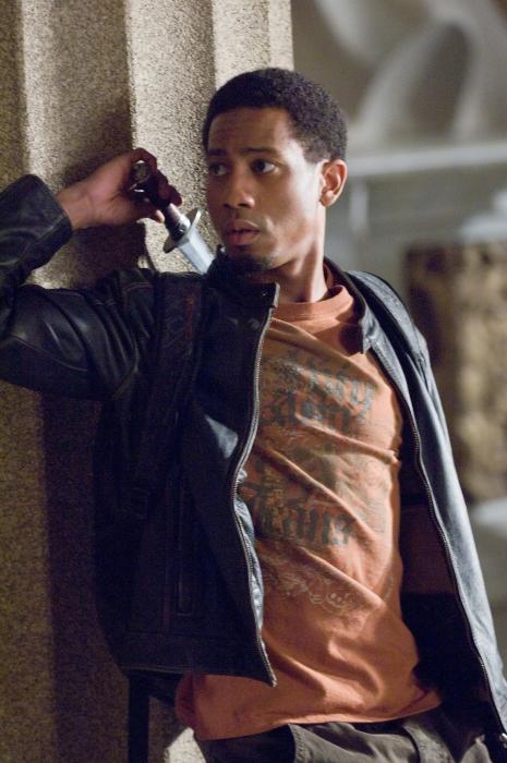 Brandon T. Jackson در صحنه فیلم سینمایی پرسی جکسون و المپ نشینان: دزد صاعقه