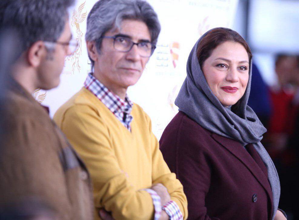 شبنم مقدمی در جشنواره فیلم سینمایی خجالت نکش به همراه رضا مقصودی