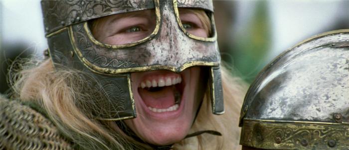 میراندا اتو در صحنه فیلم سینمایی ارباب حلقه ها: بازگشت پادشاه