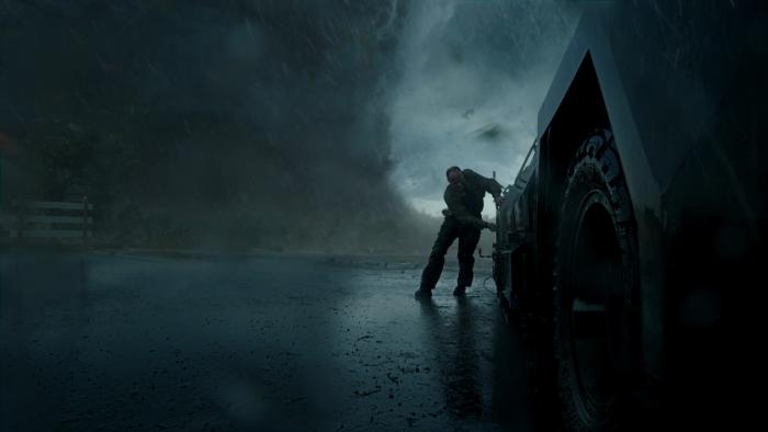 مت والش در صحنه فیلم سینمایی به سوی طوفان