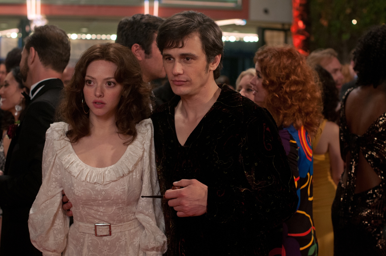 جیمز فرانکو در صحنه فیلم سینمایی Lovelace به همراه Amanda Seyfried