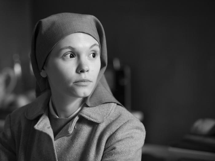 Agata Trzebuchowska در صحنه فیلم سینمایی Ida