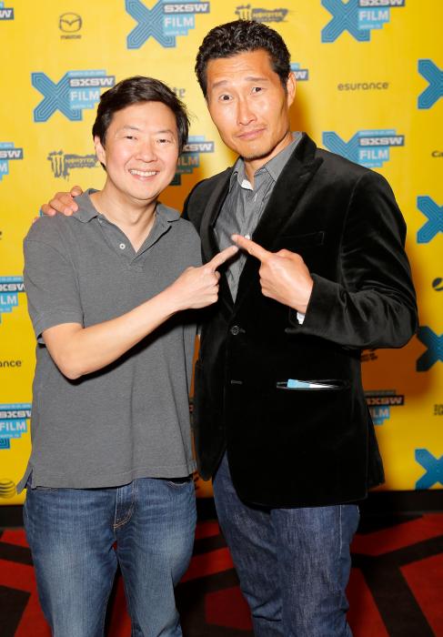 Ken Jeong در صحنه فیلم سینمایی Ktown Cowboys به همراه Daniel Dae Kim