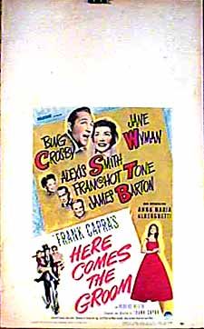 Alexis Smith در صحنه فیلم سینمایی Here Comes the Groom به همراه Jacques Gencel، Anna Maria Alberghetti، Beverly Washburn، جین وایمن، Franchot Tone، James Barton و Bing Crosby