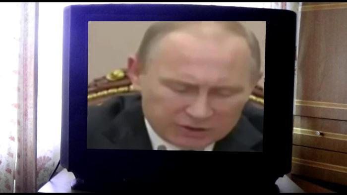 Vladimir Putin در صحنه سریال تلویزیونی Jaws 19