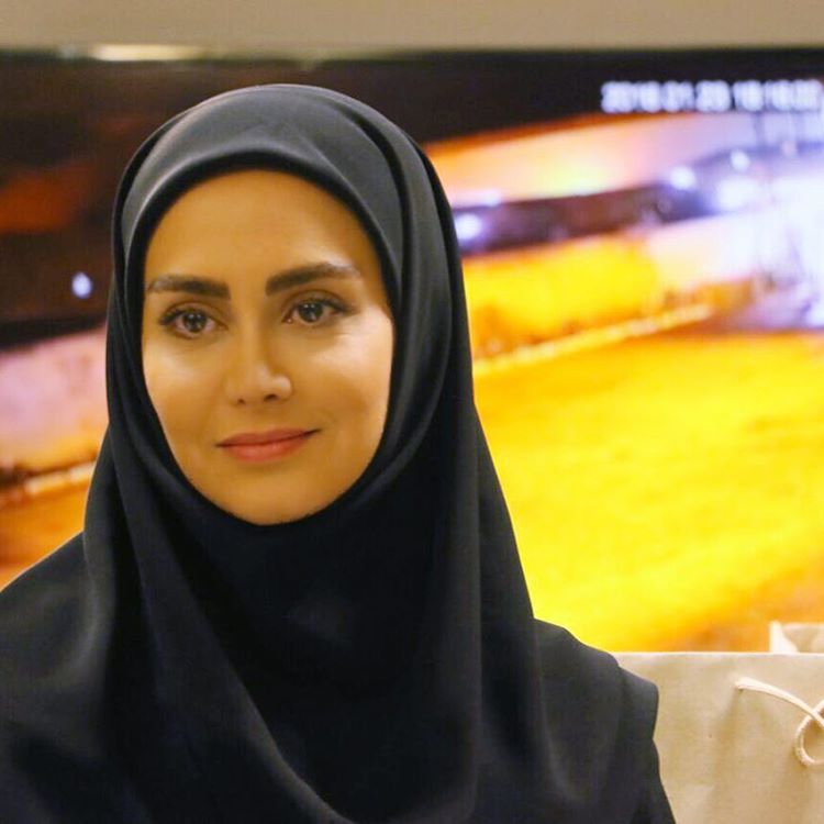 مریم خدارحمی در پشت صحنه سریال تلویزیونی دوردست‌ها