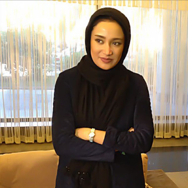 تصویری شخصی از بهاره افشاری، بازیگر و تهیه کننده سینما و تلویزیون