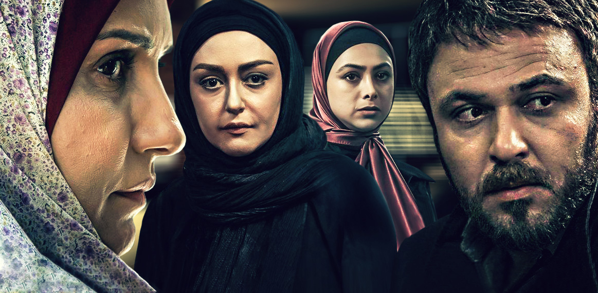 علیرضا کمالی در صحنه سریال تلویزیونی انقلاب زیبا به همراه شقایق فراهانی، فریبا کوثری و آزاده صمدی