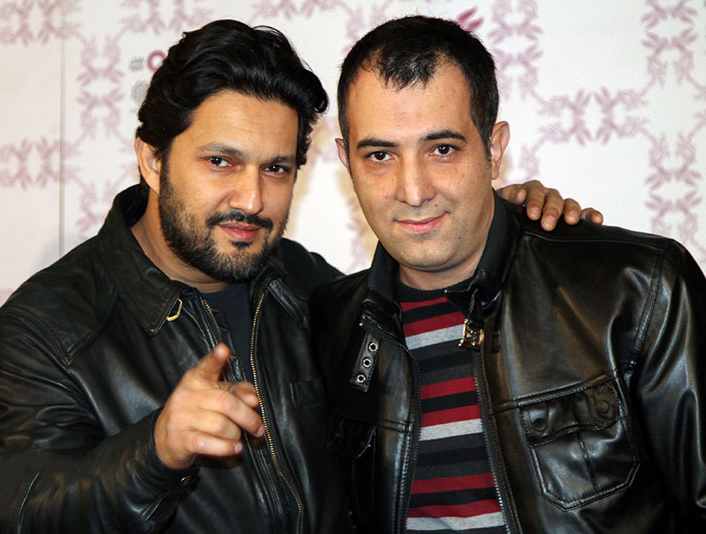 هاتف علیمردانی در جشنواره فیلم سینمایی هفت ماهگی به همراه حامد بهداد