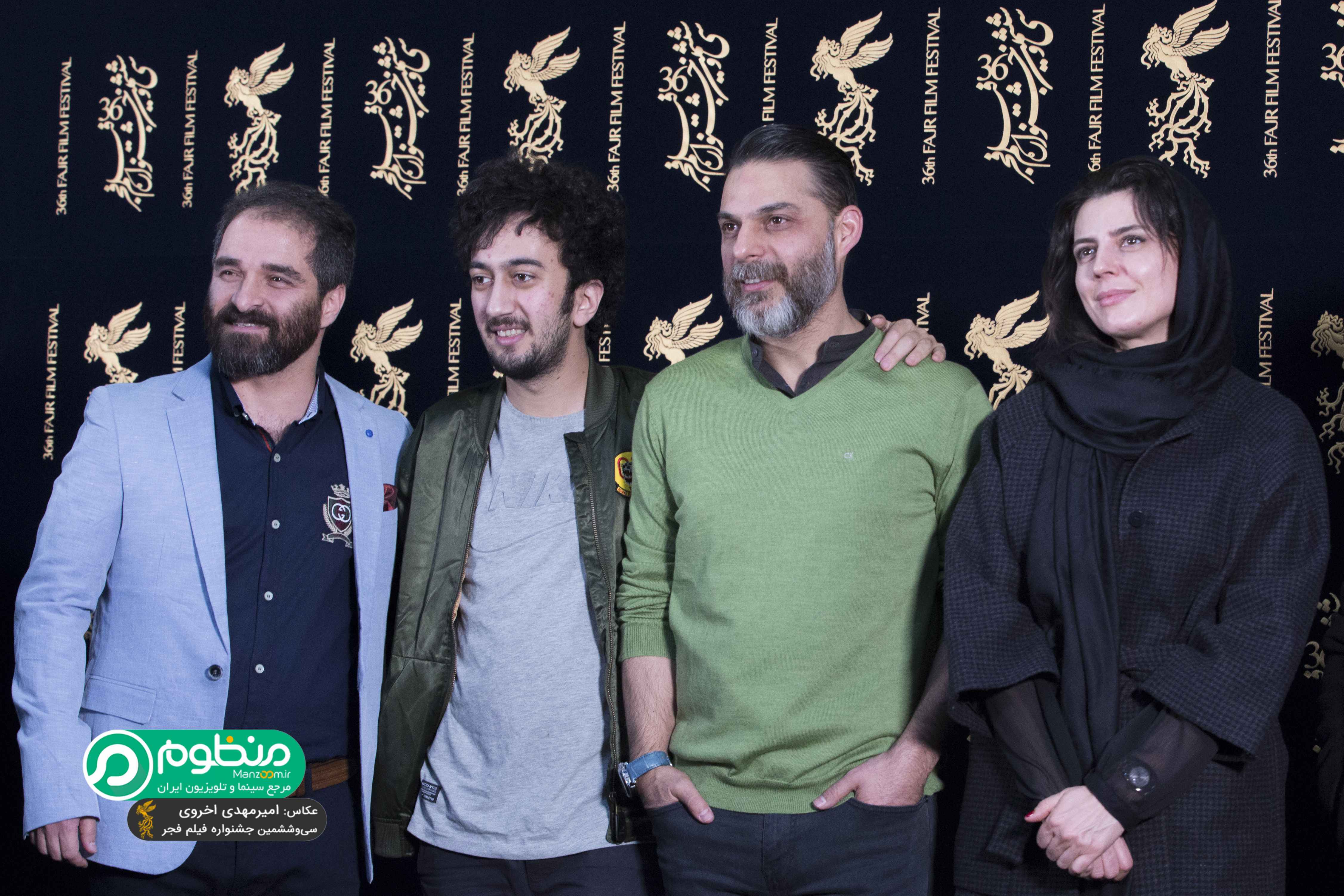لیلا حاتمی در جشنواره فیلم سینمایی بمب؛ یک عاشقانه به همراه صبا گرگین‌پور و پیمان معادی