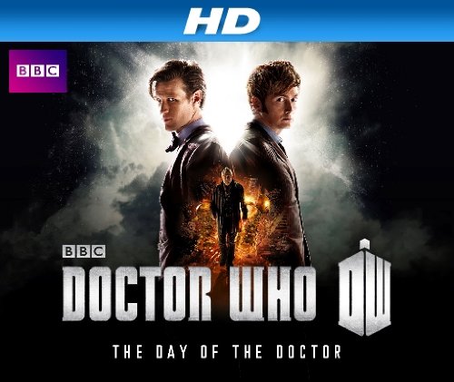 جان هرت در صحنه سریال تلویزیونی Doctor Who به همراه Matt Smith و دیوید تننت