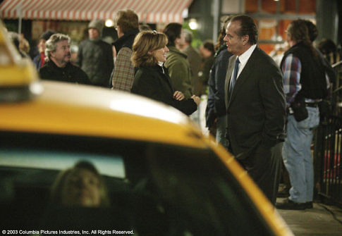 Nancy Meyers در صحنه فیلم سینمایی یکی باید کوتاه بیاید به همراه جک نیکلسون