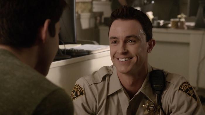 Ryan Kelley در صحنه سریال تلویزیونی گرگ نوجوان