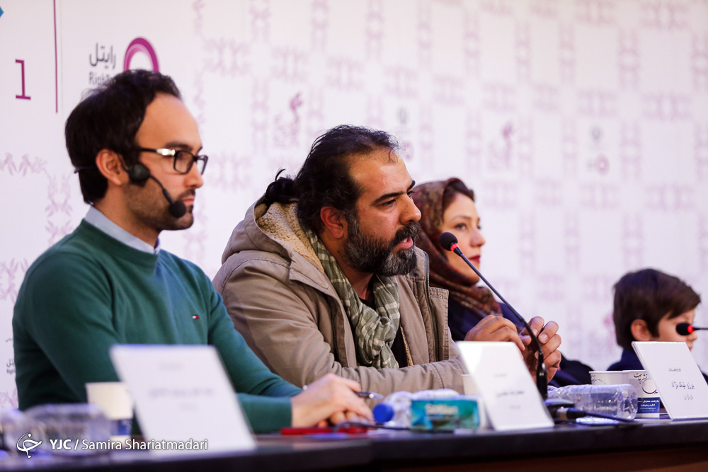 برزو نیک‌نژاد در جشنواره فیلم سینمایی نفس به همراه شبنم مقدمی