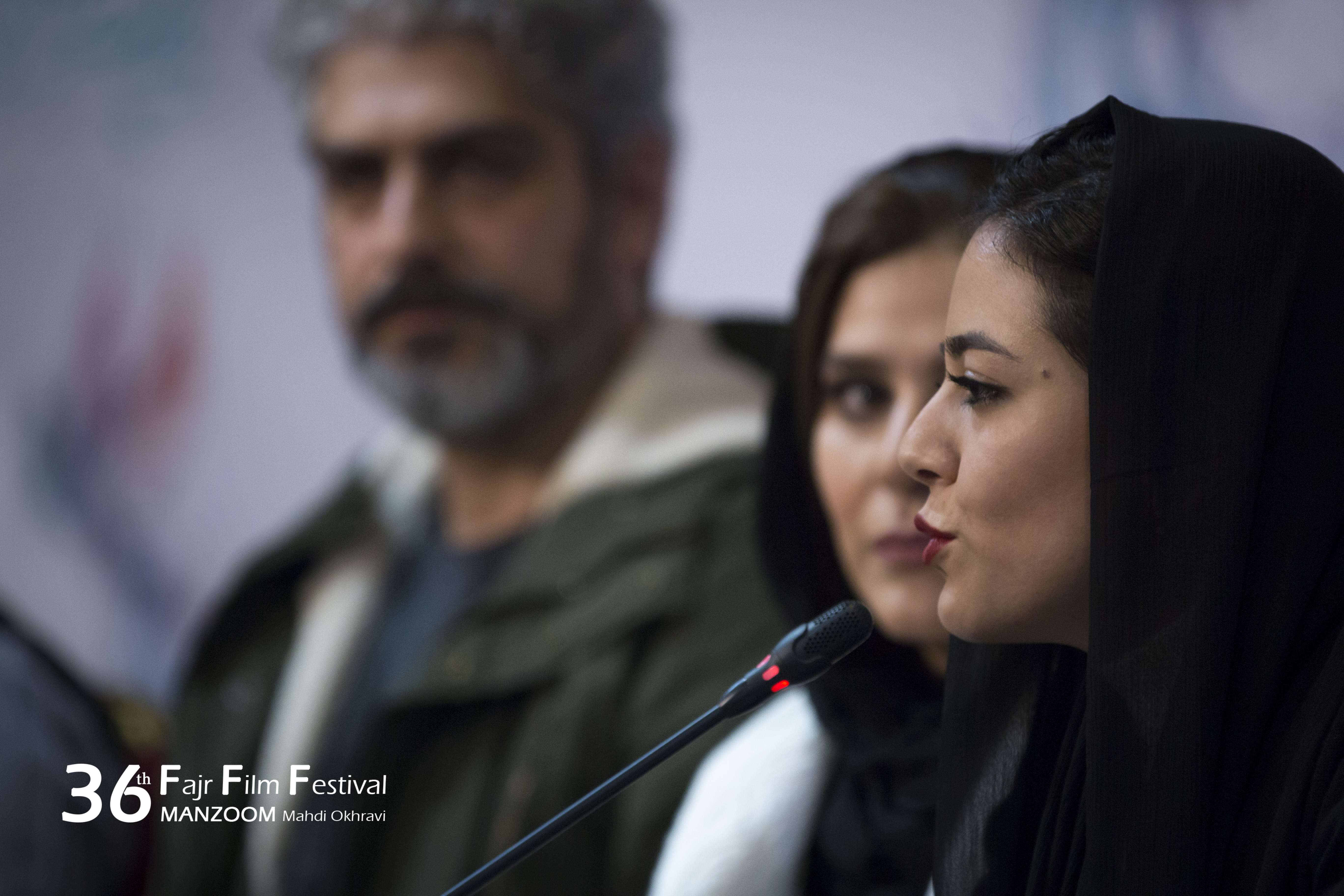 سحر دولتشاهی در نشست خبری فیلم سینمایی چهارراه استانبول به همراه ماهور الوند