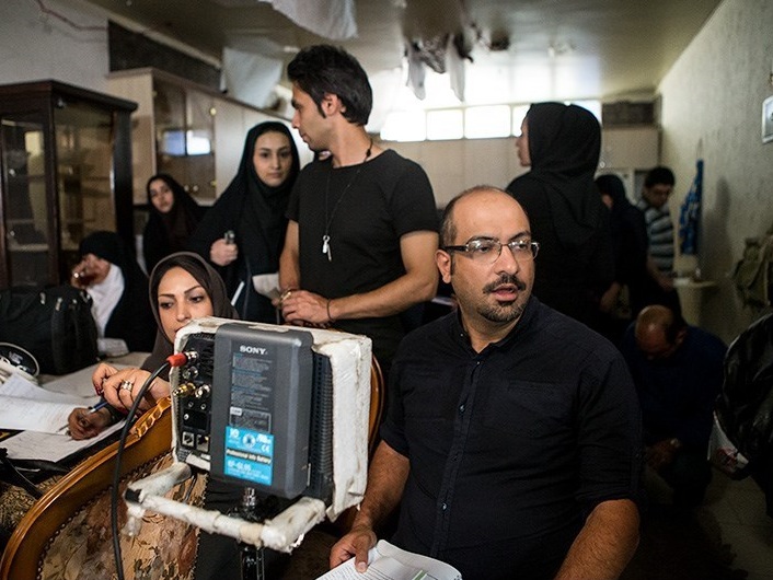 محمود معظمی در پشت صحنه سریال تلویزیونی فاخته