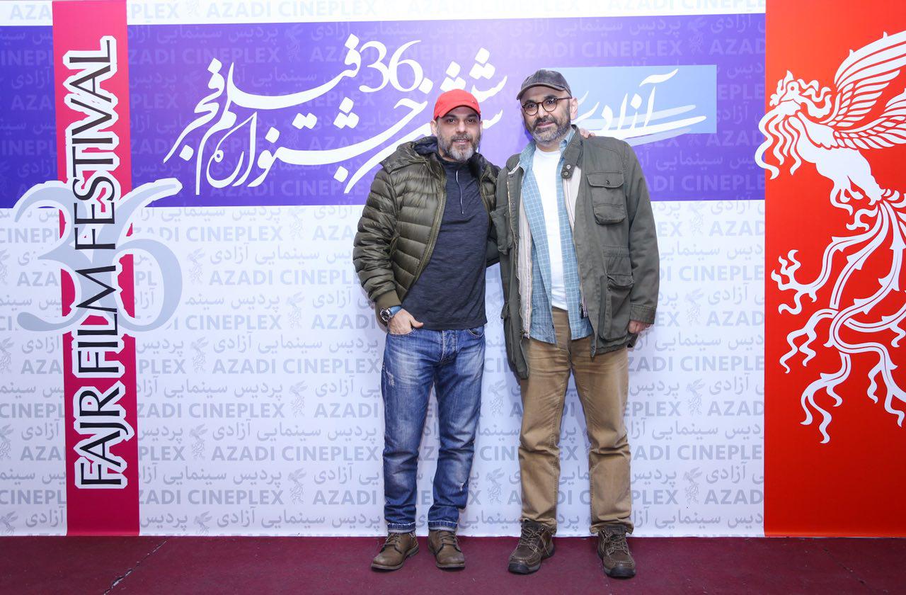حبیب رضایی در جشنواره فیلم سینمایی بمب؛ یک عاشقانه به همراه پیمان معادی