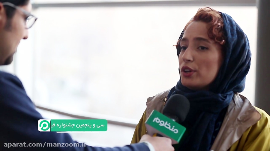 حامد عابدی در صحنه برنامه تلویزیونی منظوم در سی‌و‌پنجمین جشنواره فیلم فجر