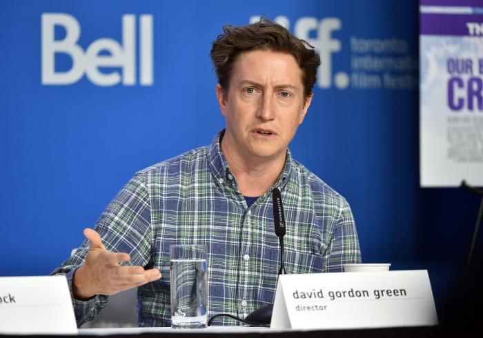 David Gordon Green در صحنه فیلم سینمایی Our Brand Is Crisis