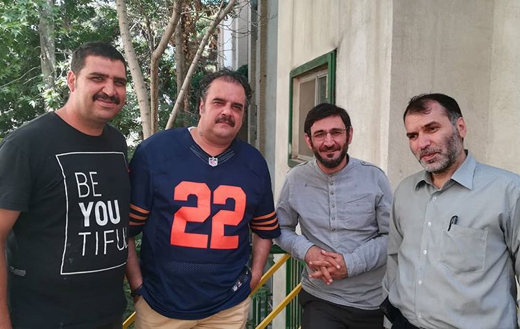 هومن برق‌نورد در صحنه فیلم سینمایی زندانی ها