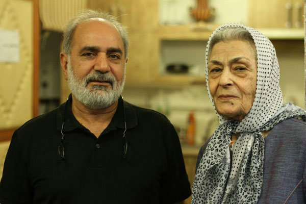 ژاله علو، بازیگر سینما و تلویزیون - عکس مراسم خبری به همراه پرویز پرستویی