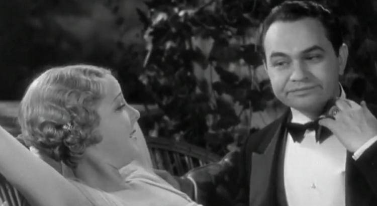 Helen Vinson در صحنه فیلم سینمایی The Little Giant به همراه Edward G. Robinson