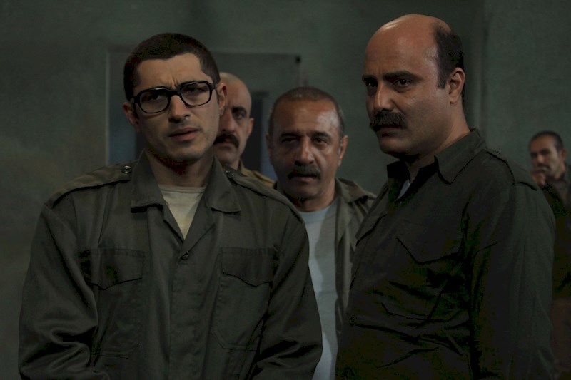 علیرضا اوسیوند در صحنه سریال تلویزیونی دولت مخفی به همراه سعید داخ