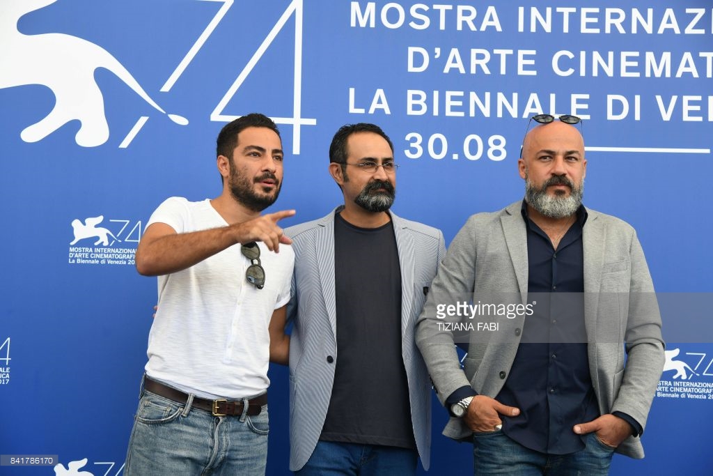 نوید محمدزاده در جشنواره فیلم سینمایی بدون تاریخ بدون امضاء به همراه امیر آقایی و وحید جلیلوند