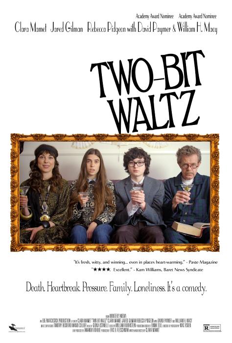 Clara Mamet در صحنه فیلم سینمایی Two-Bit Waltz به همراه Jared Gilman، ویلیام اچ میسی و Rebecca Pidgeon