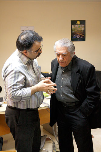 تصویری شخصی از عزت‌الله انتظامی، بازیگر و نویسنده سینما و تلویزیون