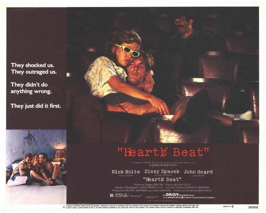 نیک نولتی در صحنه فیلم سینمایی Heart Beat به همراه Ann Dusenberry