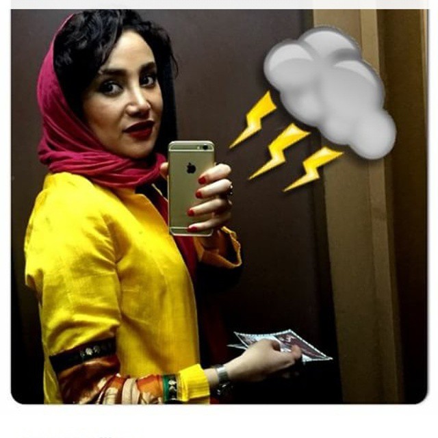 تصویری شخصی از بهاره افشاری، بازیگر و تهیه کننده سینما و تلویزیون
