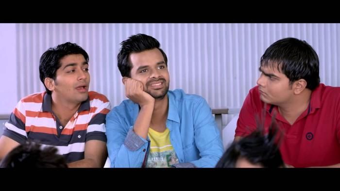 Malhar Thakar در صحنه فیلم سینمایی Chhello Divas به همراه Aarjav Trivedi و Yash Soni