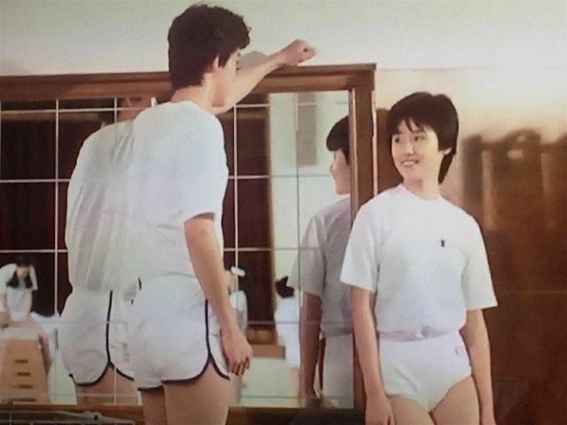 Ryôichi Takayanagi در صحنه فیلم سینمایی The Little Girl Who Conquered Time به همراه Tomoyo Harada