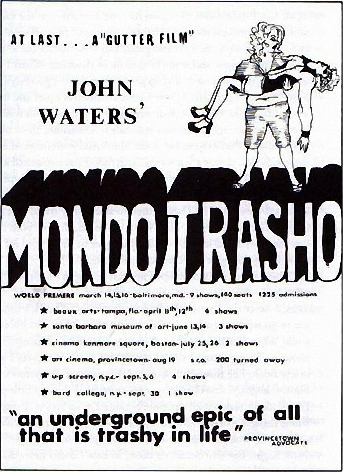  فیلم سینمایی Mondo Trasho به کارگردانی John Waters