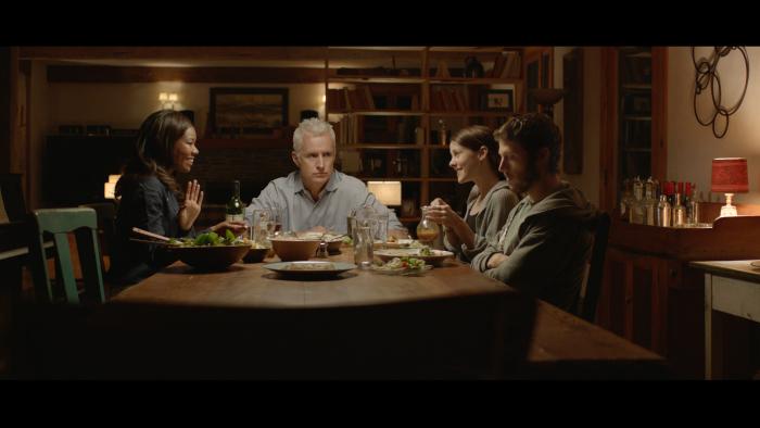 Zach Gilford در صحنه فیلم سینمایی In Our Nature به همراه جان اسلتری، جنا مالون و گابریله یونیون