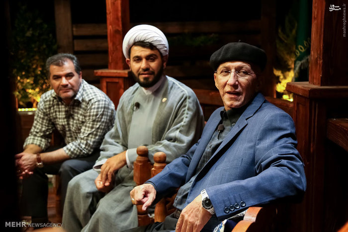 پشت صحنه برنامه تلویزیونی ماه نشان به کارگردانی 