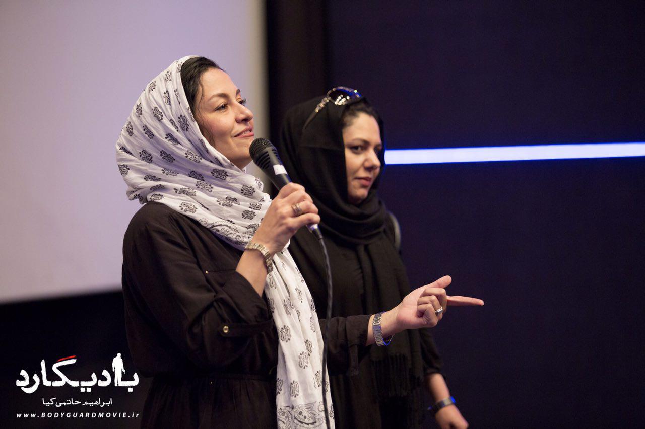مریلا زارعی در اکران افتتاحیه فیلم سینمایی بادیگارد