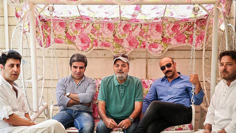 محسن تنابنده در نشست خبری سریال تلویزیونی پایتخت ۴ به همراه سیروس مقدم، هومن حاجی‌عبداللهی و خشایار الوند