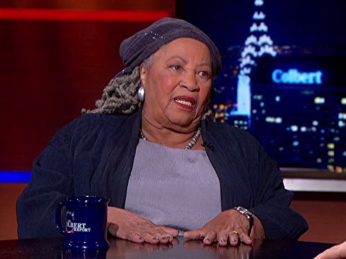 Toni Morrison در صحنه سریال تلویزیونی گزارش کلبر