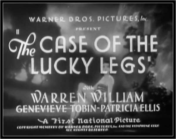  فیلم سینمایی The Case of the Lucky Legs به کارگردانی Archie Mayo