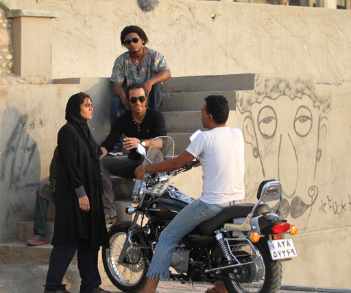 رضا یزدانی در صحنه فیلم سینمایی تیک آف به همراه پگاه آهنگرانی