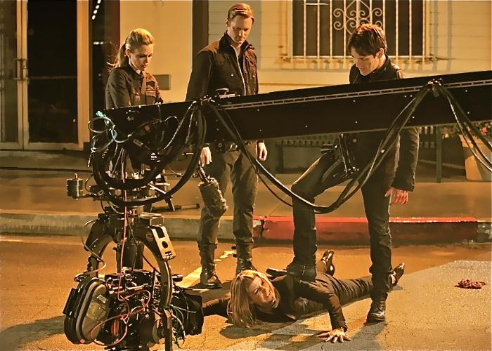 Annie Fitzgerald در صحنه سریال تلویزیونی خون حقیقی